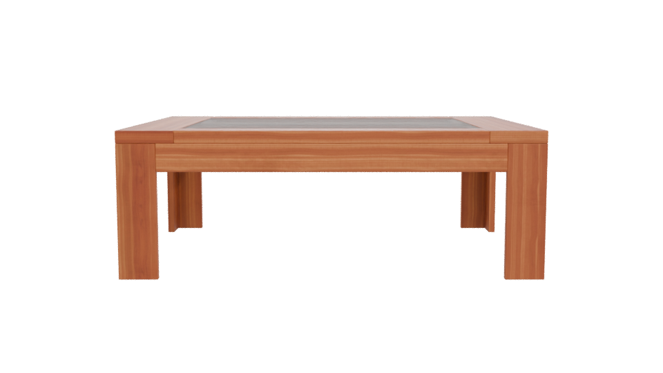 Stylish Wooden Coffee Table 3D - Professional 3D Model Render 11