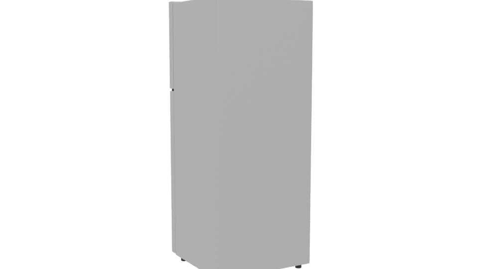 Sleek Modern Refrigerator 3D Model - Professional 3D Model Render 4