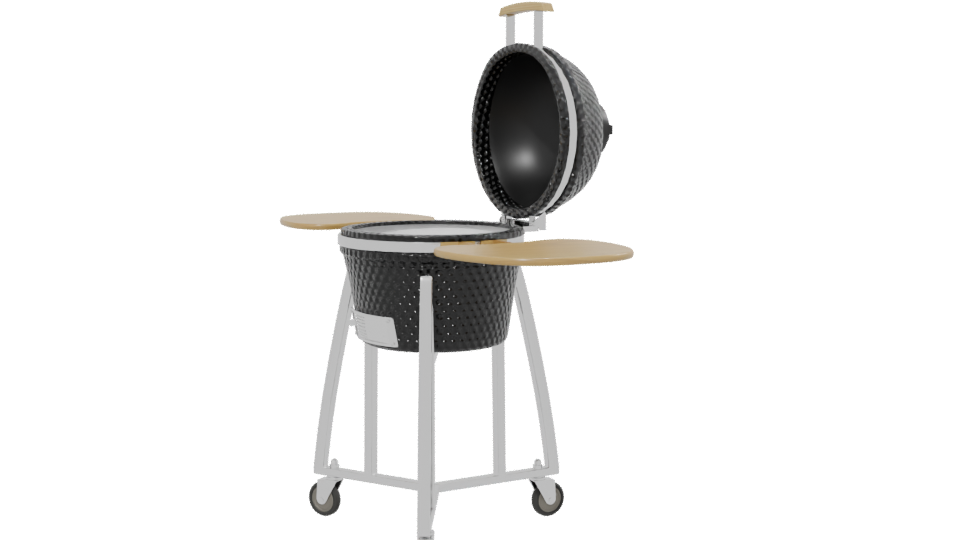 Stylish Outdoor Cooking Grill Model - Professional 3D Model Render 13