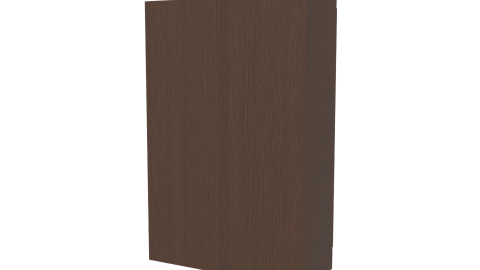 Stylish Wooden Wardrobe with Drawers 3D Model - Professional 3D Model Render 6