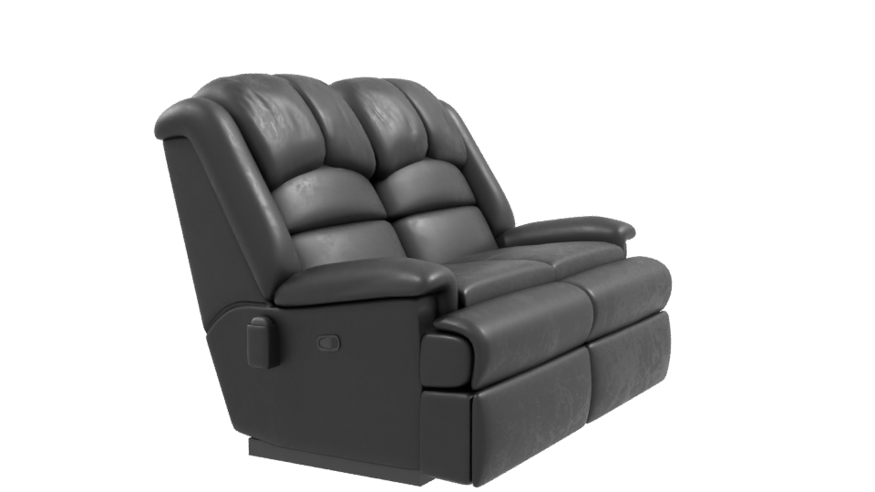 Stylish Reclining Sofa 3D Model - Professional 3D Model Render 9