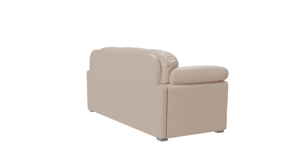 Contemporary Plush Sofa Model - Professional 3D Model Render 7