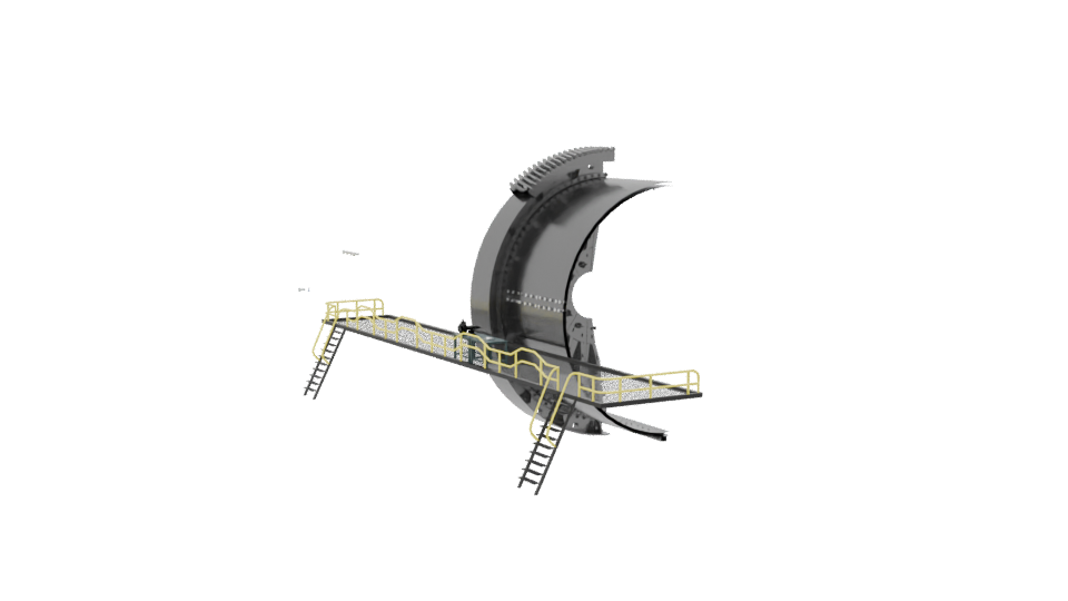 High-Detail Industrial Excavator 3D Model - Professional 3D Model Render 7