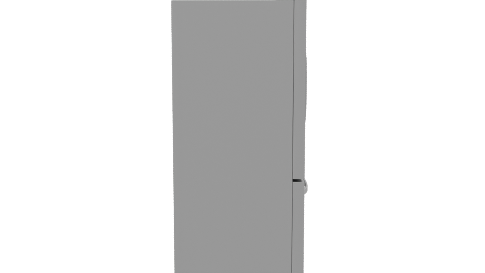 Stylish Stainless Steel Refrigerator 3D - Professional 3D Model Render 8