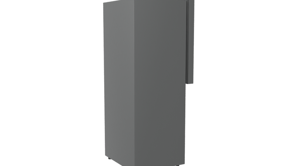 Sleek Modern Refrigerator Model 3D - Professional 3D Model Render 7