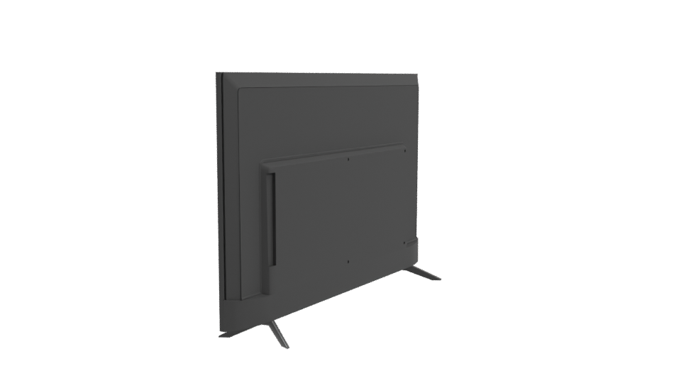 Sleek Modern Television 3D Model - Professional 3D Model Render 3