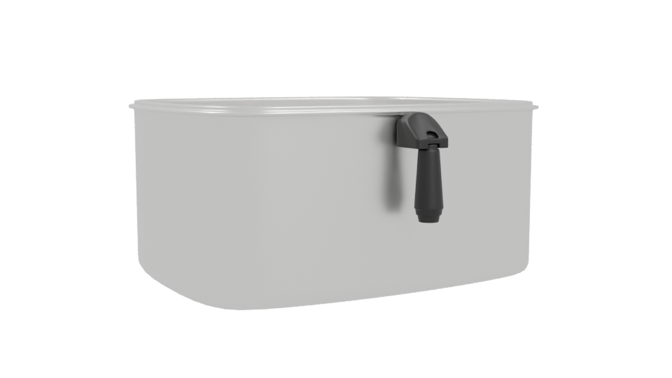 Stylish Modern Bathtub 3D Model - Professional 3D Model Render 4