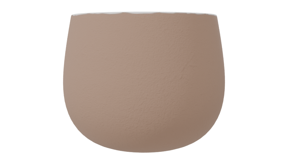 Minimalist Ceramic Flower Pot 3D - Professional 3D Model Render 7