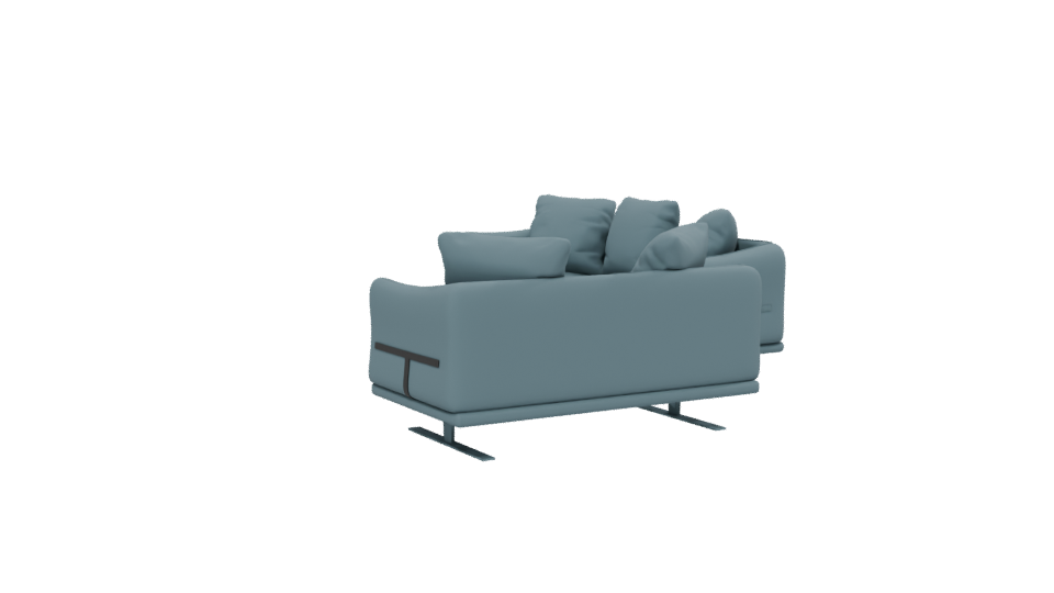 Stylish Modern Sectional Sofa 3D - Professional 3D Model Render 13