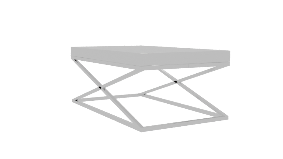 Sleek Modern Coffee Table 3D - Professional 3D Model Render 7