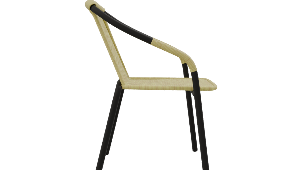 Stylish Outdoor Chair Model - Professional 3D Model Render 8