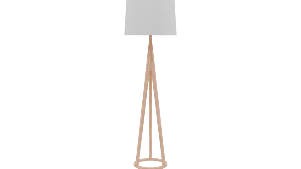 Stylish Minimalist Floor Lamp 3D - Professional 3D Model Render 3