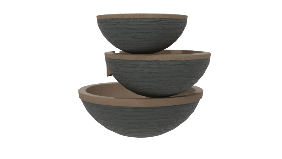 Stylish Tiered Fountain Model - Professional 3D Model Render 6