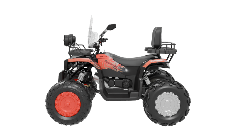 Stylized ATV Quad Bike Model - Professional 3D Model Render 5