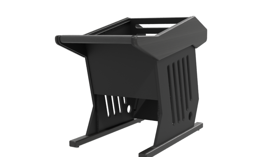 Stylish Cart 3D Model - Professional 3D Model Render 12