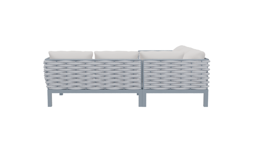 Stylish Outdoor Sofa Set 3D - Professional 3D Model Render 5