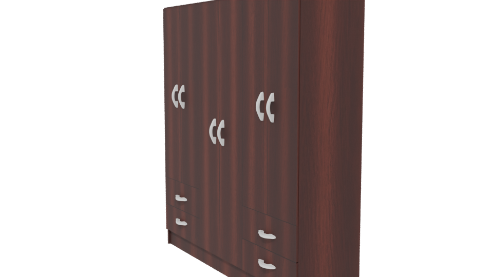 Elegant Wooden Cabinet 3D Model - Professional 3D Model Render 13
