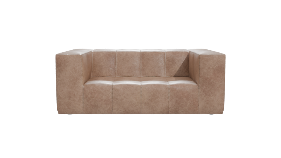 Stylish Leather Sofa Model - Professional 3D Model Render 11