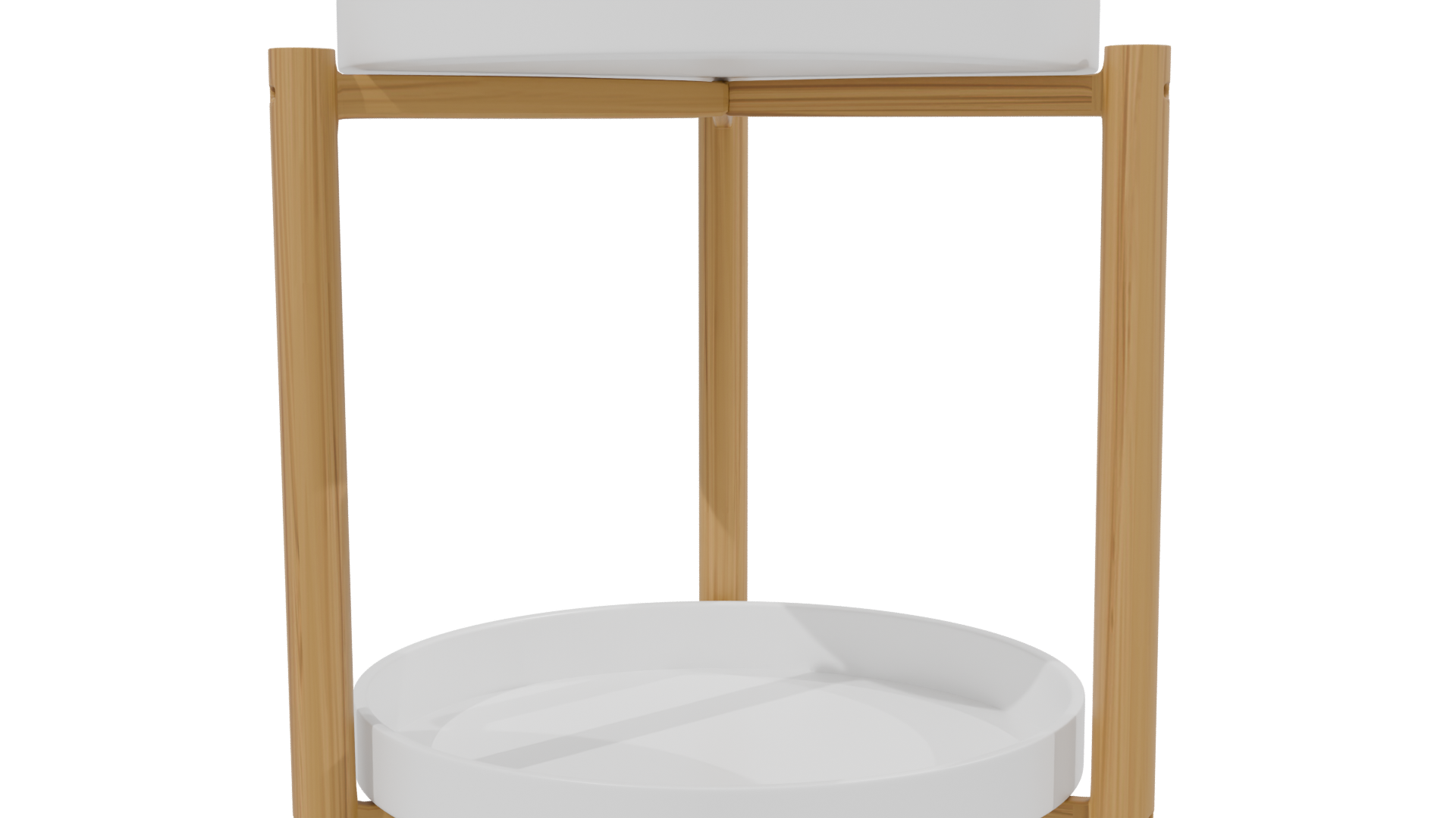 Minimalist Modern Round Table 3D - Professional 3D Model Render 2