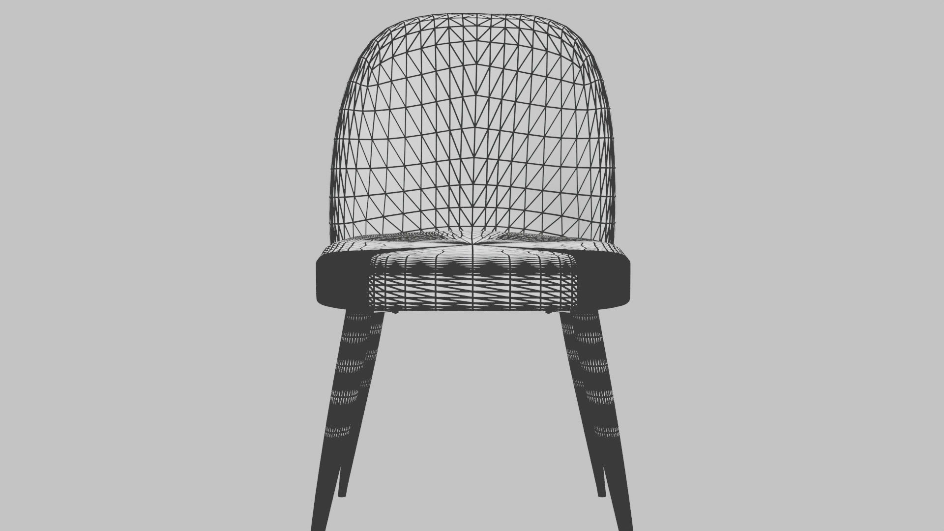Elegant Modern Dining Chair 3D - Professional 3D Model Render 16