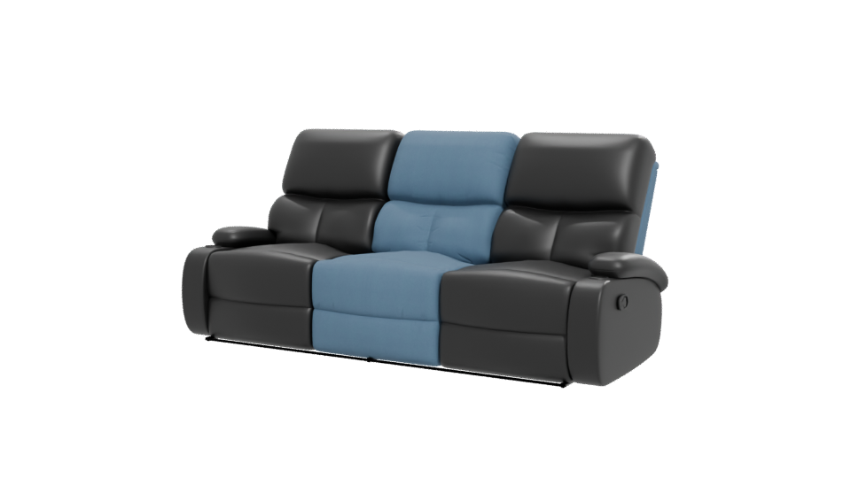 Elegant Modern Reclining Sofa 3D - Professional 3D Model Render 12