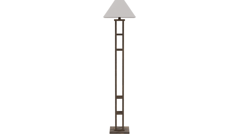 Stylish Floor Lamp 3D Model - Professional 3D Model Render 8