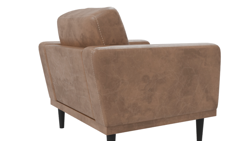Stylish Modern Lounge Chair 3D - Professional 3D Model Render 7