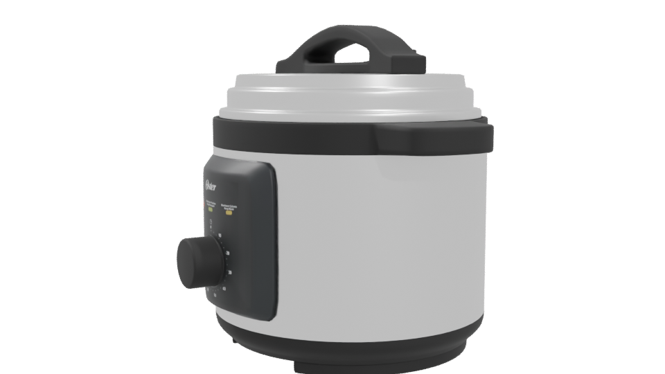 Stylish Kitchen Pressure Cooker 3D - Professional 3D Model Render 4