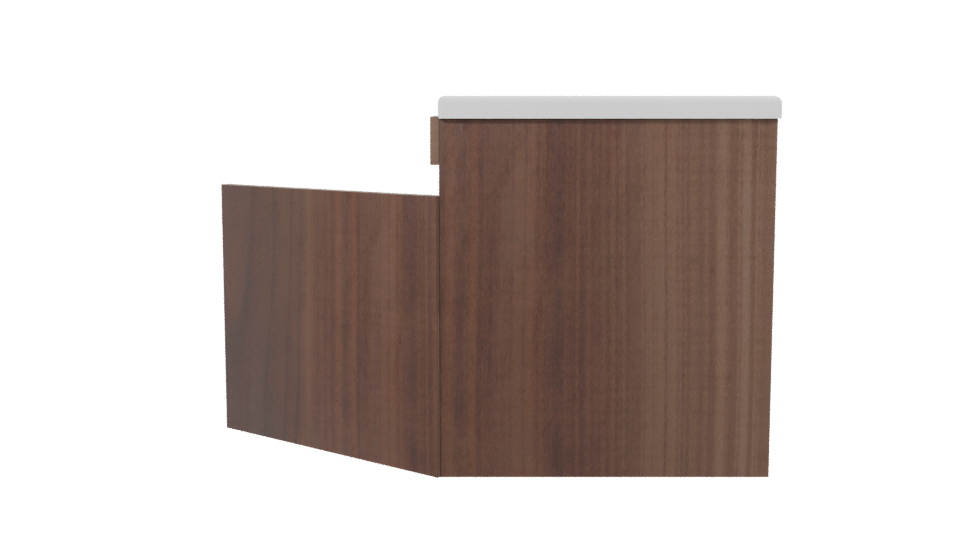 Stylish Wooden Storage Cabinet 3D - Professional 3D Model Render 2