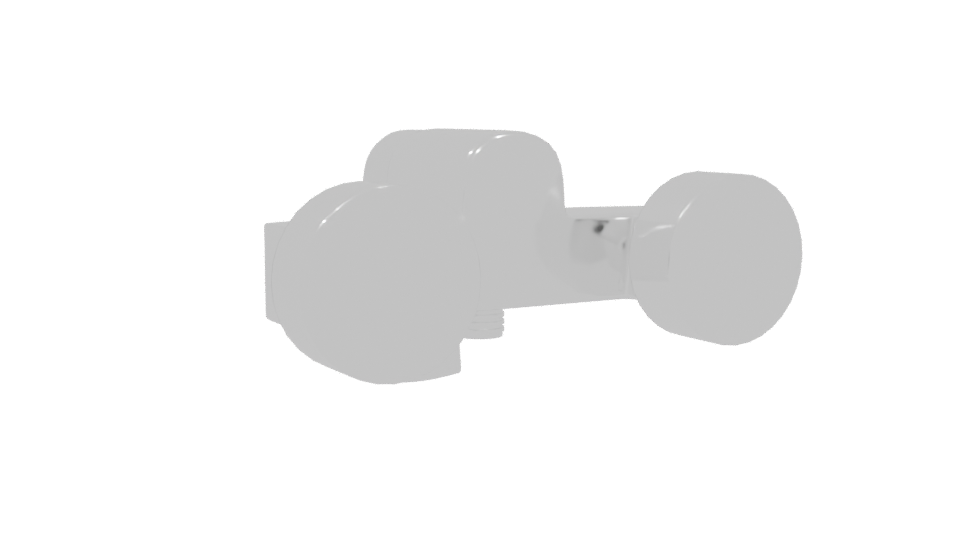 Modern Shower Faucet 3D Model - Professional 3D Model Render 4