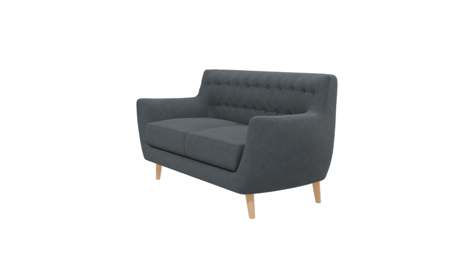 Contemporary Two-Seater Sofa Model - Professional 3D Model Render 13