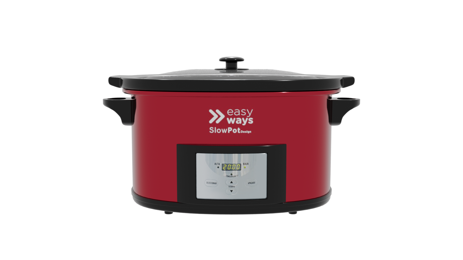 Stylish Slow Cooker Model 3D - Professional 3D Model Render 11