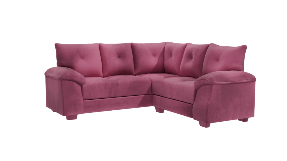 Stylish Pink Couch 3D Model - Professional 3D Model Render 10