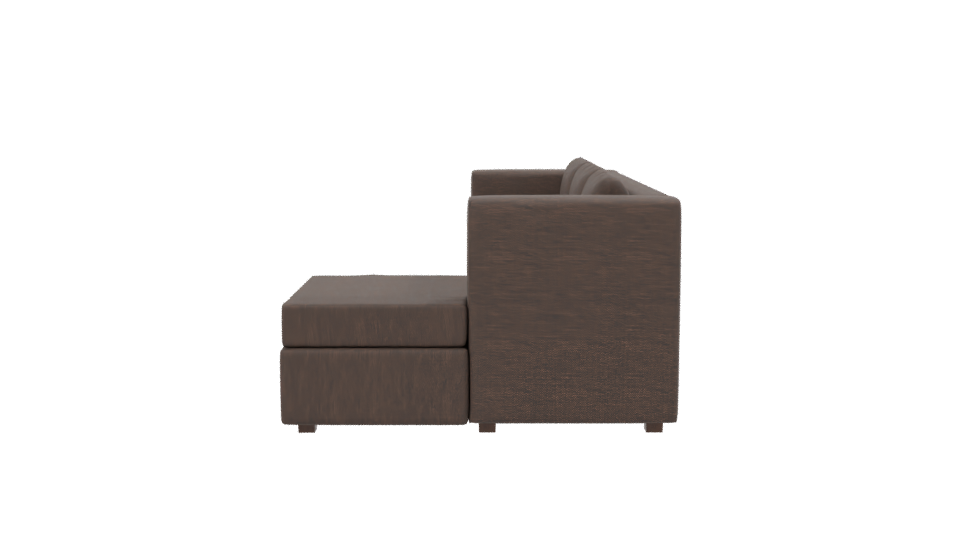 Cozy Fabric Sofa 3D Model - Professional 3D Model Render 2