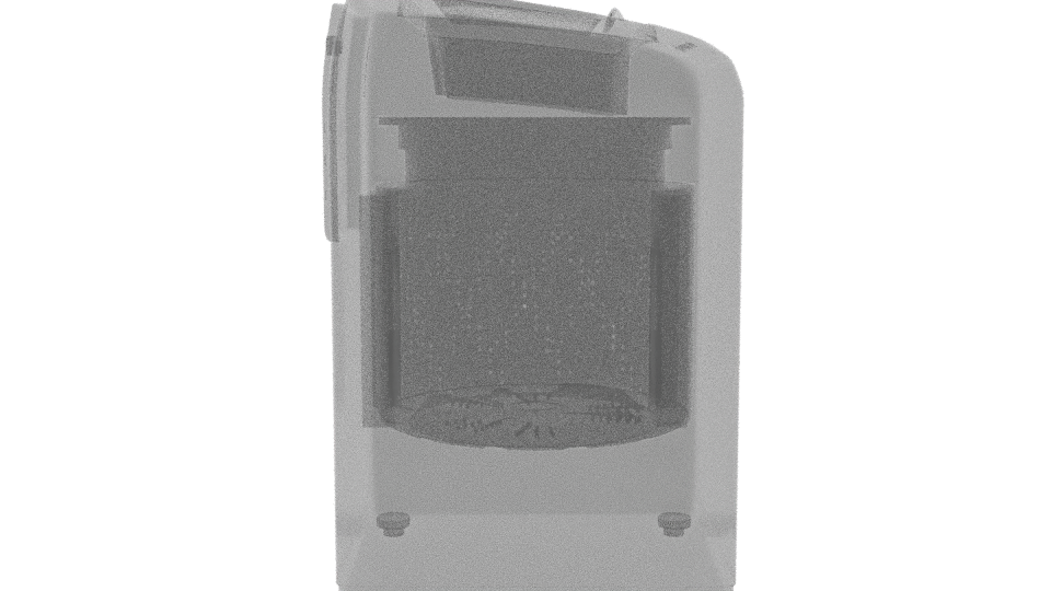 Compact Top-Loading Washing Machine 3D - Professional 3D Model Render 8
