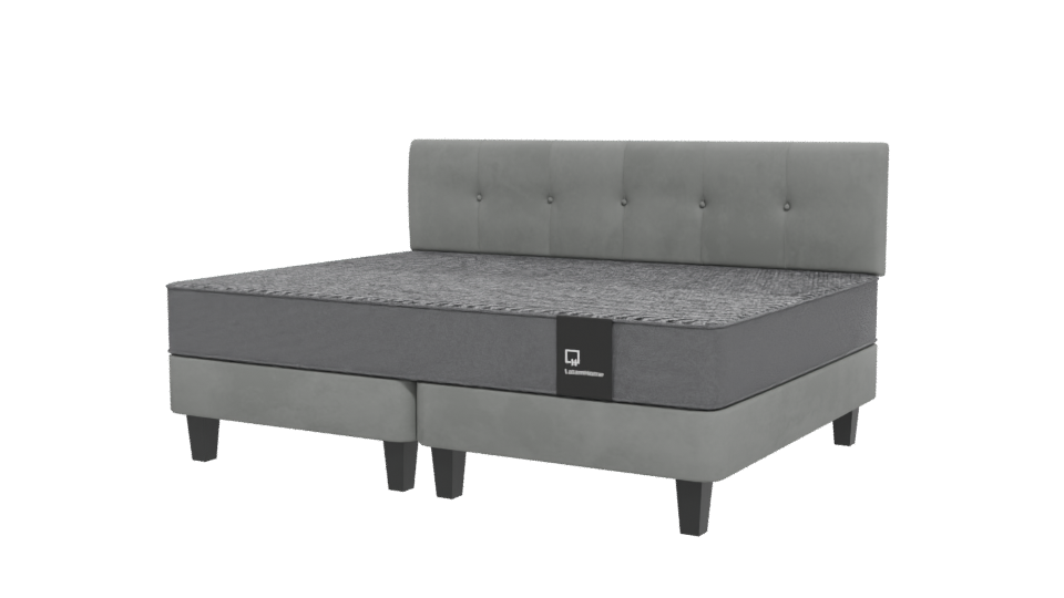 Elegant Bed with Headboard 3D - Professional 3D Model Render 12