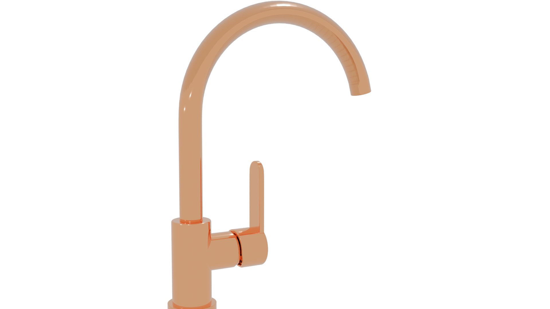 Sleek Modern Faucet Design - Professional 3D Model Render 7