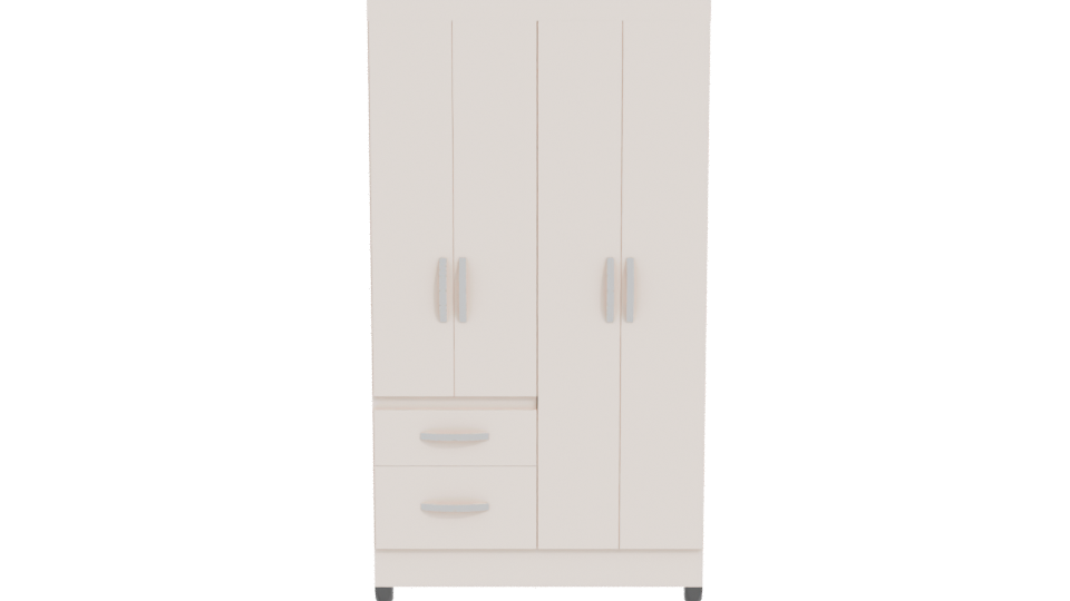 Sleek Modern Storage Cabinet 3D Model - Professional 3D Model Render 11