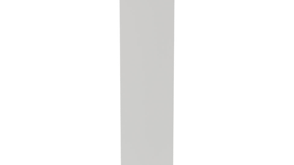 Elegant White Wardrobe Model - Professional 3D Model Render 2