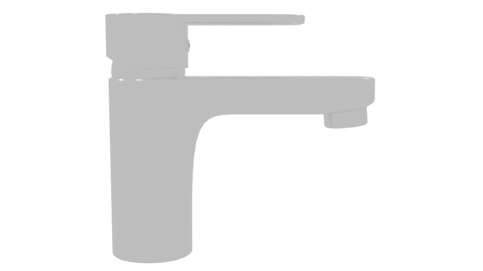 Stylish Metal Trash Bin Model - Professional 3D Model Render 8