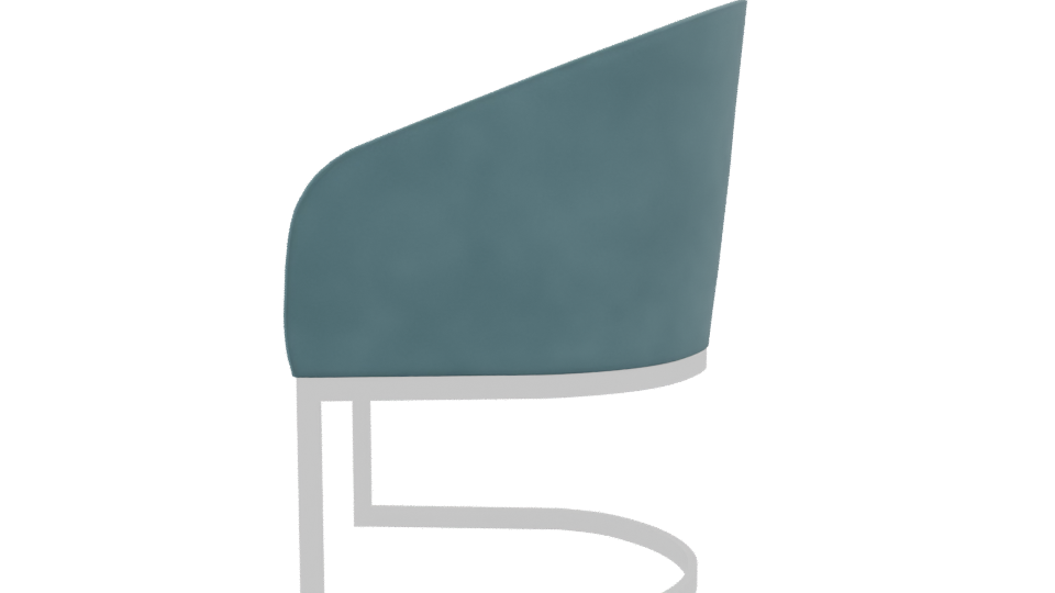 Stylish Modern Accent Chair 3D - Professional 3D Model Render 2