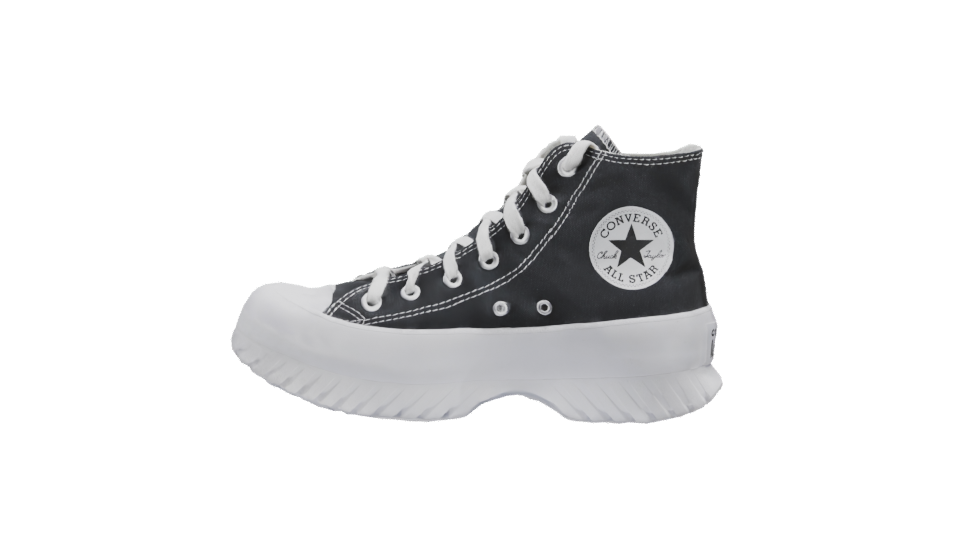 Stylish High-Top Sneakers 3D Model - Professional 3D Model Render 2