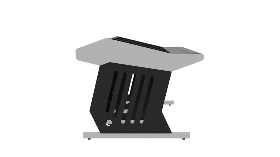 Stylish Modern Storage Shelving Unit - Professional 3D Model Render 8