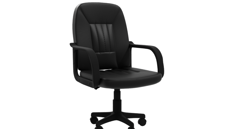 Sleek Modern Office Chair 3D - Professional 3D Model Render 10