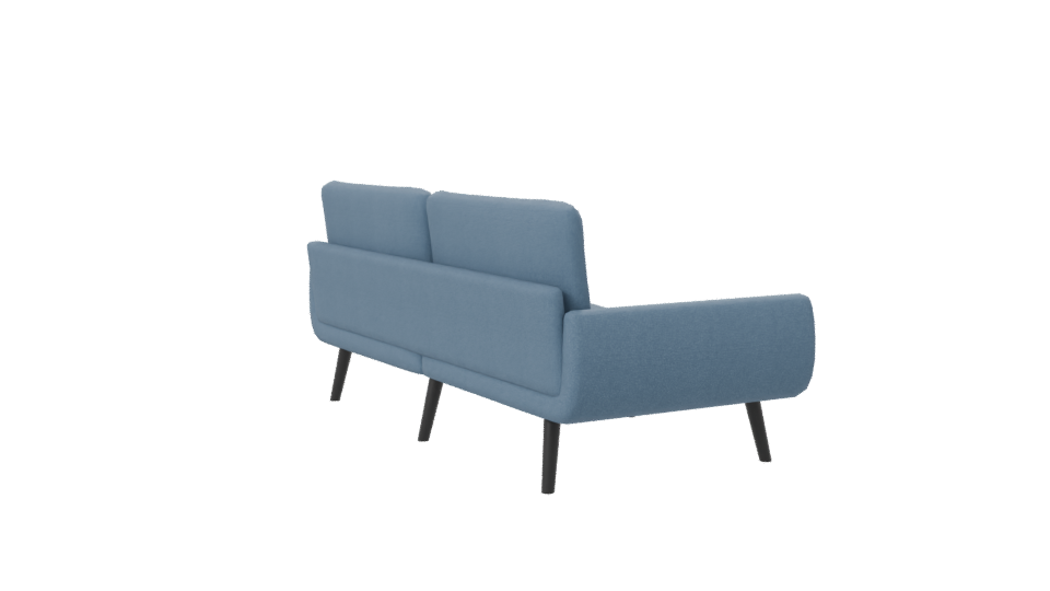 Stylish Modern Two-Seater Sofa 3D Model - Professional 3D Model Render 7