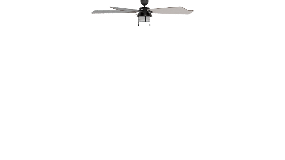 Contemporary Ceiling Fan 3D Model - Professional 3D Model Render 12