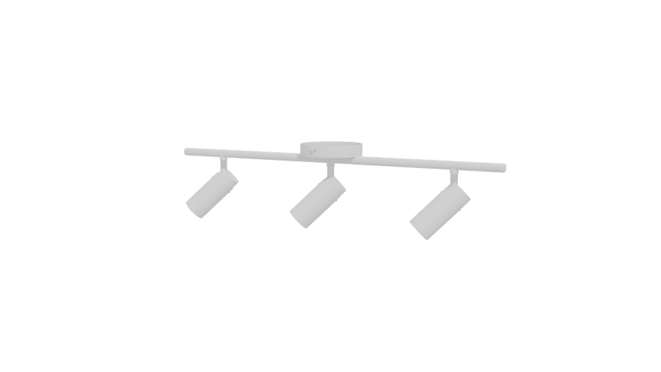 Minimalist Ceiling Track Light 3D - Professional 3D Model Render 12