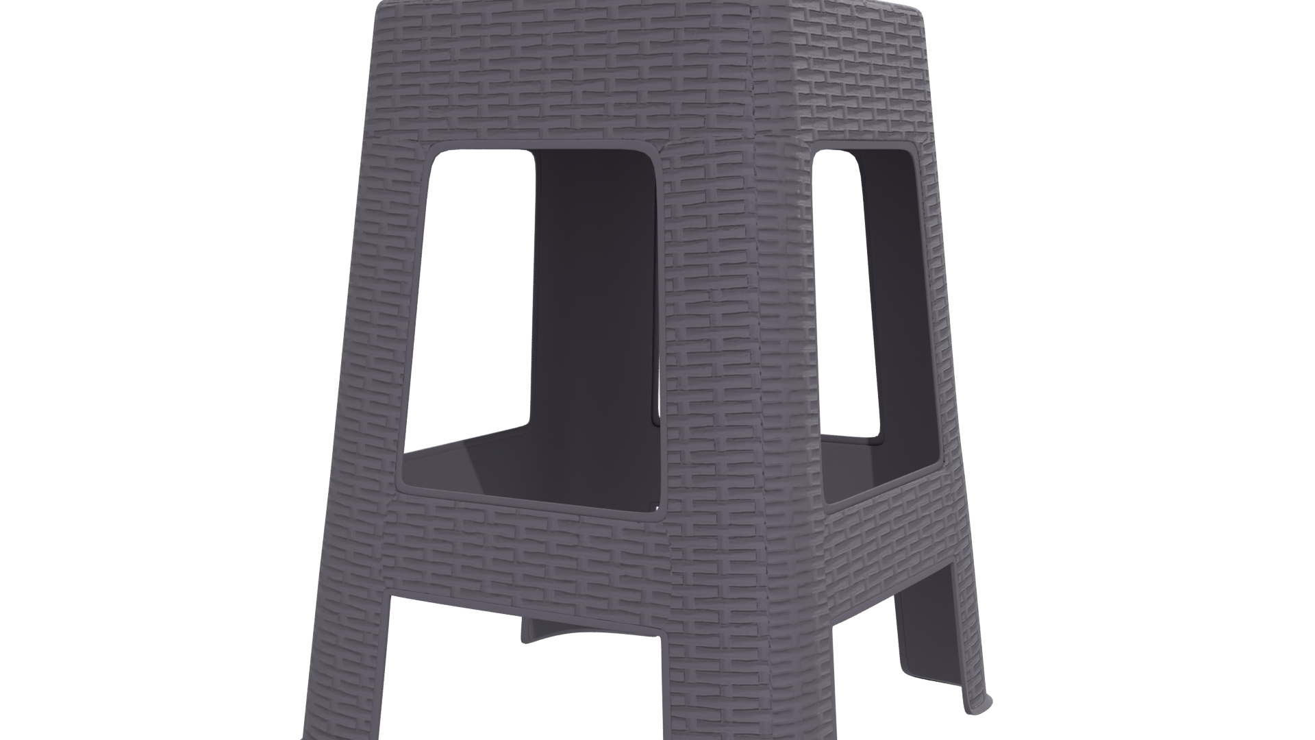 Stylish Plastic Stool 3D Model - Professional 3D Model Render 27