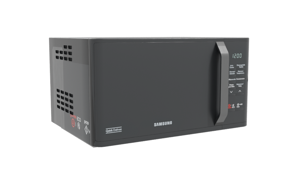 Sleek Microwave Oven Model 3D - Professional 3D Model Render 10