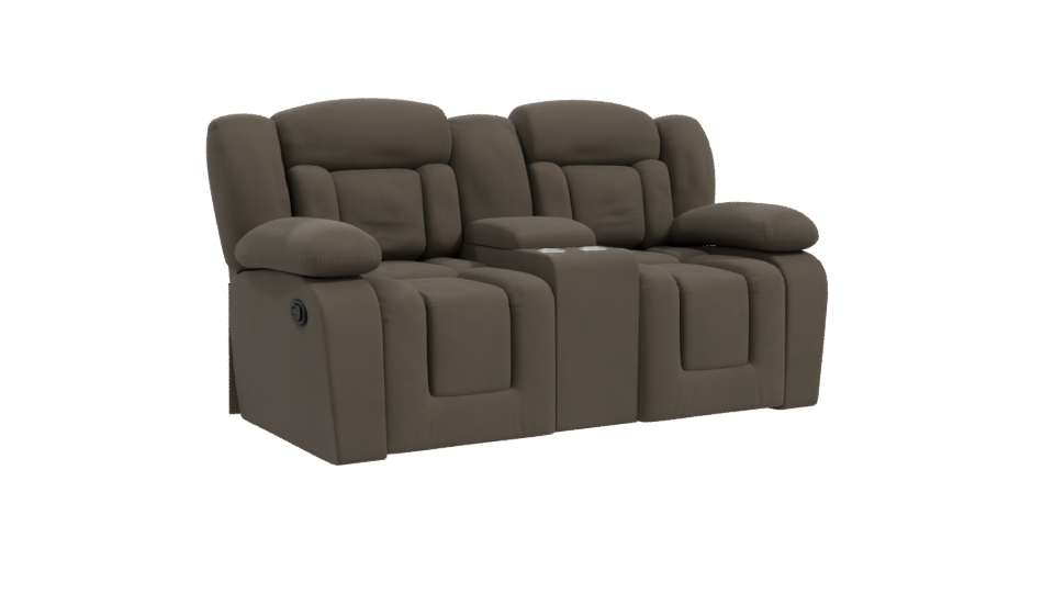 Cozy Reclining Sofa 3D Model - Professional 3D Model Render 10